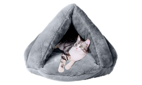 Panier pour Animaux Triangle Coussin Douillet