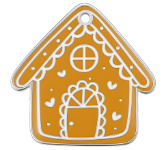 Peperkoekhuisje Gegraveerde Kattentag Peperkoekhuisje Gegraveerde Kattentag