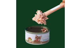 Cuillère longue en silicone pour nourriture pour chat – Spatule pour pâtée