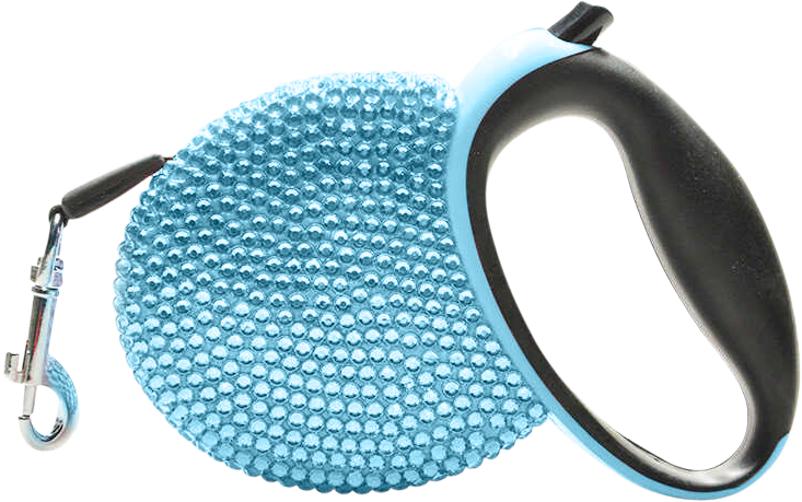 Luxe Bergkristal Intrekbare Kattenriem Luxe Bergkristal Intrekbare Kattenriem